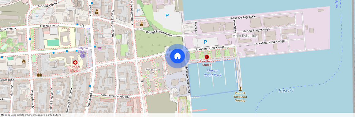 ul. A. Hryniewickiego, Śródmieście, Gdynia, pomorskie