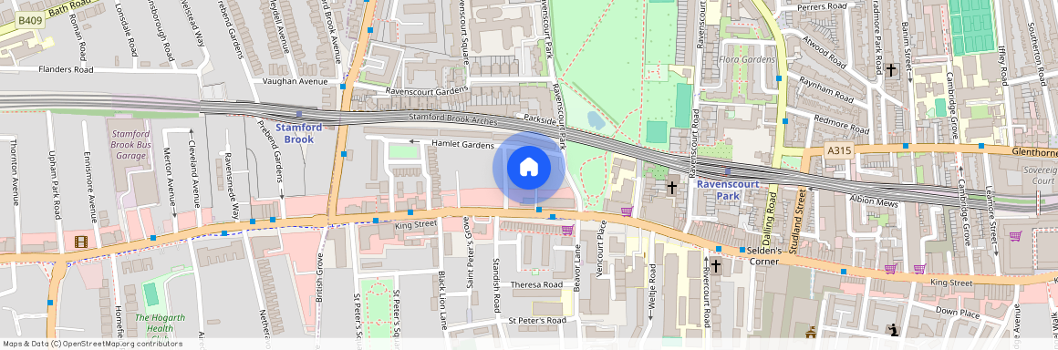 Hamlet Gardens, Ravenscourt Park, London, W6