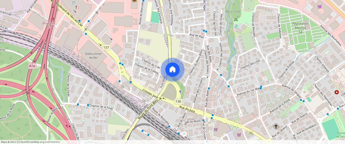 Route du Pont-Bleu 21, Crissier