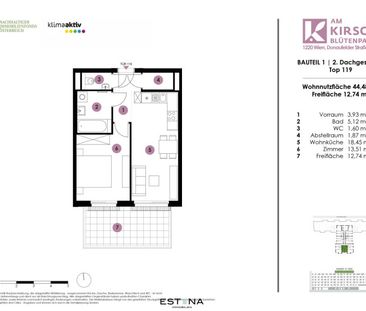 Terrassenwohnung mit Top-Lage direkt am Kirschblütenpark | Ideal fü... - Foto 6