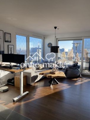 Lichtdurchflutete Penthousewohnung im Seepark mit Albblick / Teilmöbilert / 12-24 Monate Mietdauer - Photo 1