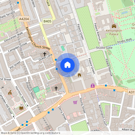 Lancer Square, W8, London