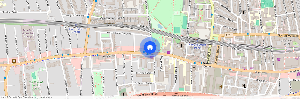 Hamlet Gardens, King Street, W6