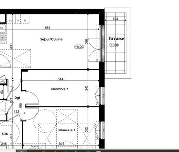 location Appartement T3 DE 63.59m² À PLAISIR - Photo 1