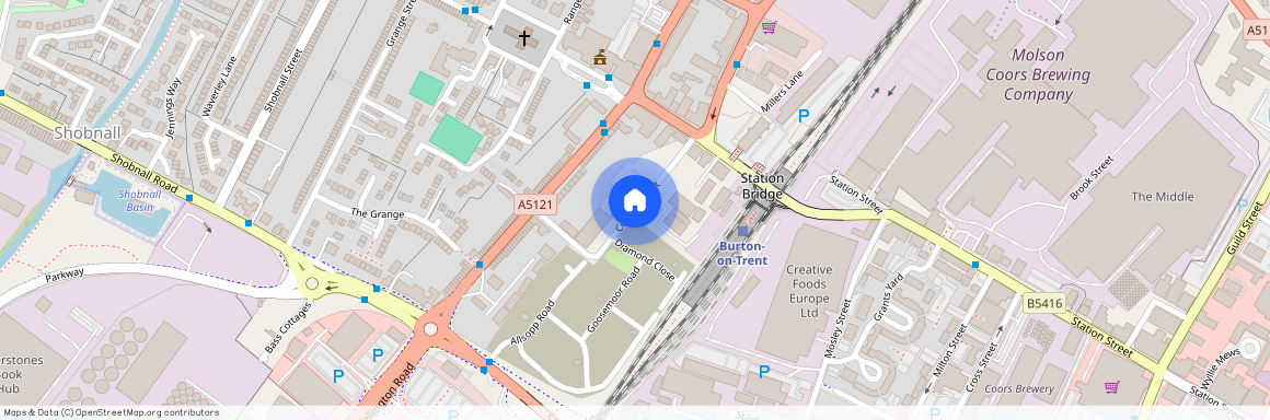 Curzon Street, Burton-On-Trent, DE14