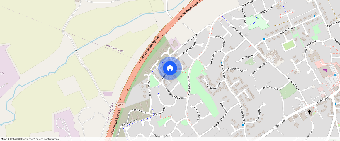 Honeysuckle Way, Norfolk