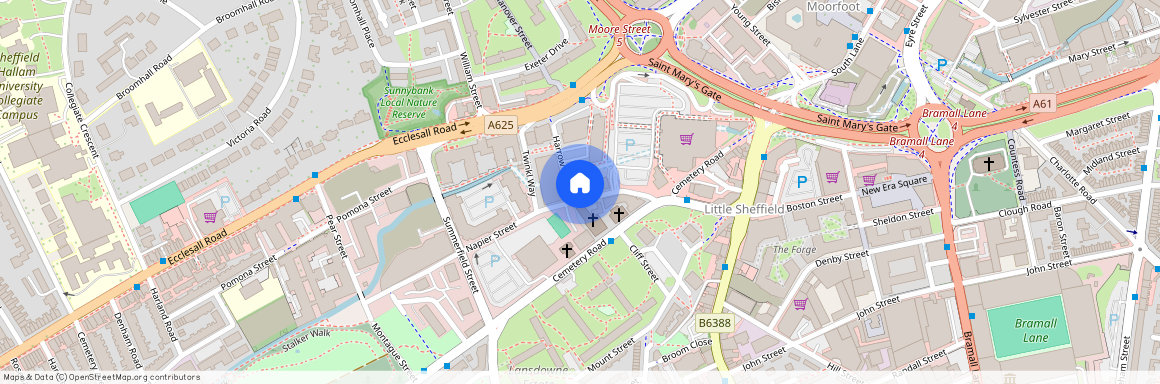 Cemetery Road Baptist Church, 11 Napier Street, Sheffield, S11 8HA, United Kingdom