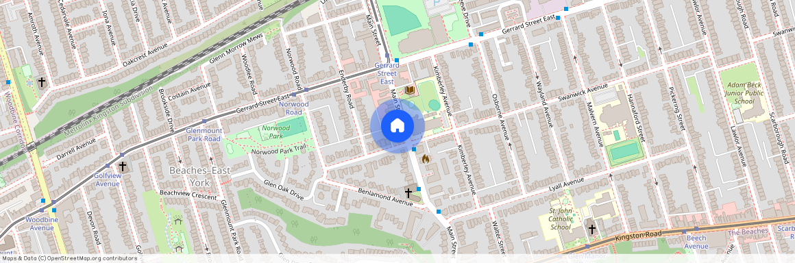 106 Main Street Unit# main floor, Toronto