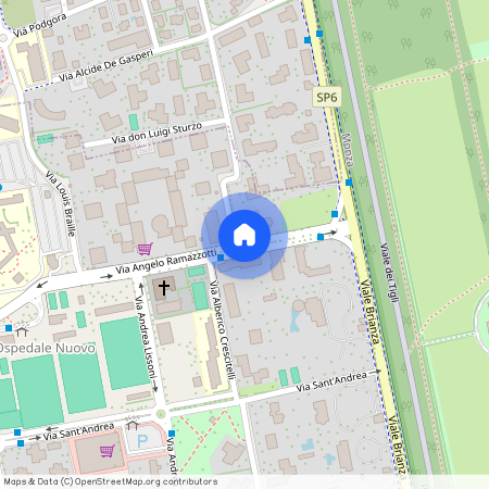 Via Angelo Ramazzotti, Monza, Lombardy 20900