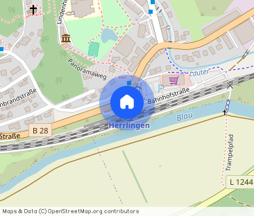 Blaustein-Herrlingen altersgerechte 2 1/2-Zi.-Penthouse zentrale La... - Foto 1