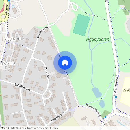 Grindstuguvägen, Täby