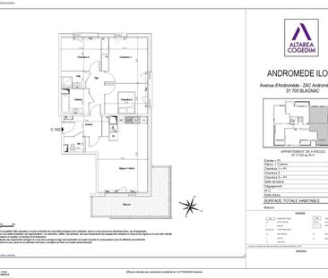 location Appartement T4 DE 78.74m² À BLAGNAC - Photo 4