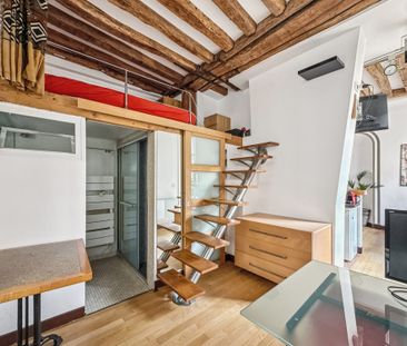 Charmant Studio Bis avec Mezzanine – Bail Civil – 14 Rue Saint-Sauv... - Photo 2