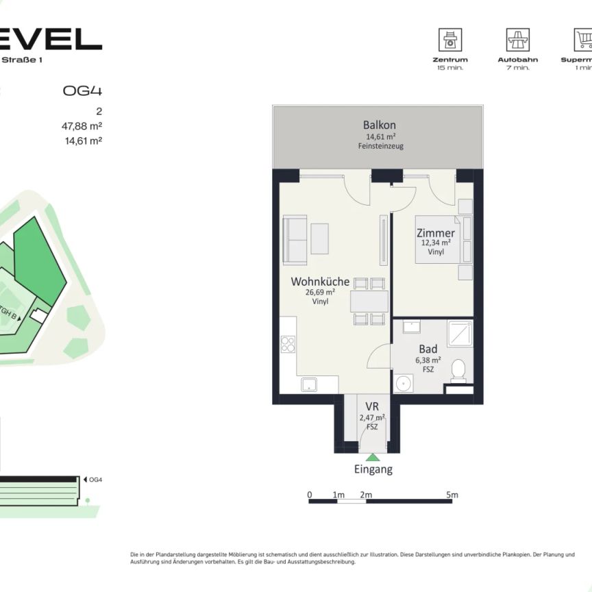 LEVEL GRAZ – Lebensgefühl auf höchstem Niveau - Photo 1