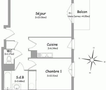 Location Appartement 2 pièces 44m² ORLEANS 45100 - Photo 5