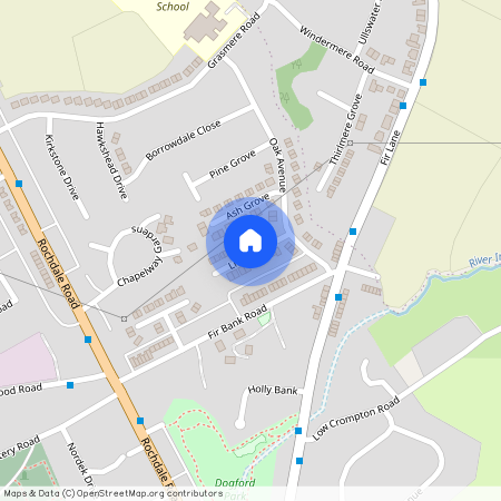 Lime Grove, Royton, Oldham, Greater Manchester, OL2