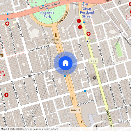 Portland Place, Fitzrovia, London, W1B