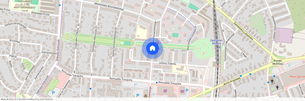 ul. Józefa Poniatowskiego, Zgorzelec, zgorzelecki, dolnośląskie