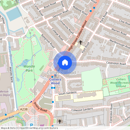 Colliers wood, Cavendish Road SW19