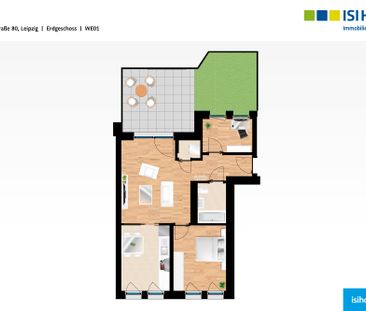 Junge Familien, Workaholics aufgepasst - ERSTBEZUG 3-Zimmer-Neubauwohnung mit Gartenanteil-WE01 - Photo 1