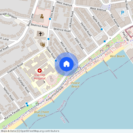 Seafront retirement apartment