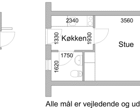 1-værelses studiebolig - Photo 1