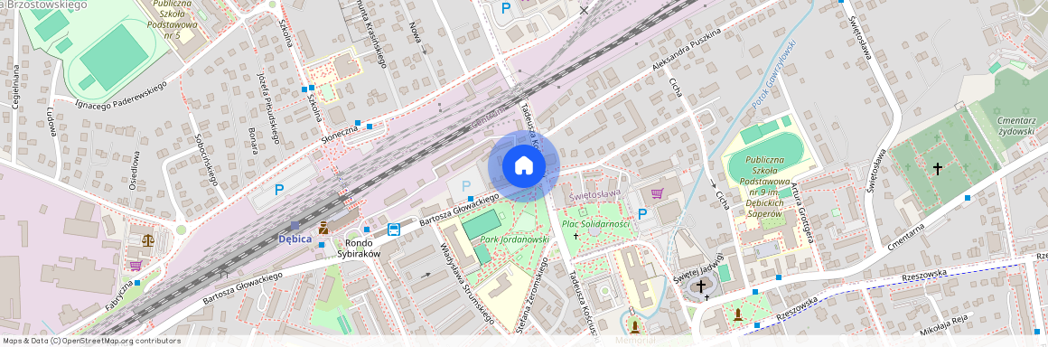 ul. Głowackiego, Dębica, dębicki, podkarpackie