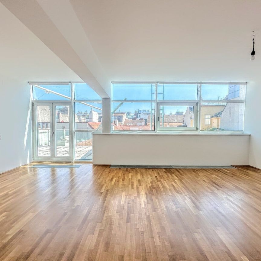 Exklusive Innenstadt-Maisonette mit Glasfront, Freiflächen &#038; Stephansdom-Blick - Photo 1