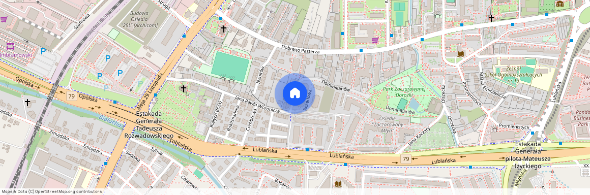 ul. Rezedowa, Prądnik Czerwony, Prądnik Czerwony, Kraków, małopolskie