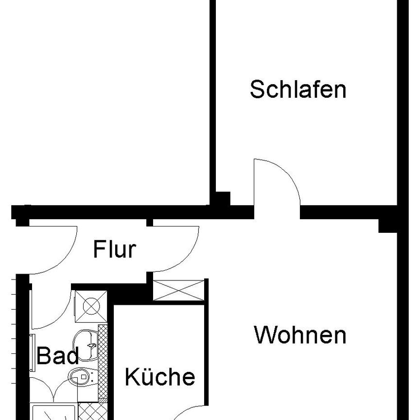 Mehr als gewohnt - Schöne 2-Zimmerwohnung in Wuppertal-Barmen - Photo 1