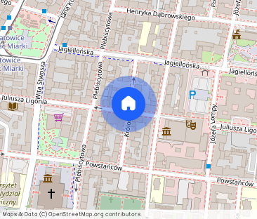 Katowice ul. Królowej Jadwigi [8.9/ 4] - pokój w centrum Katowic - Фото 1