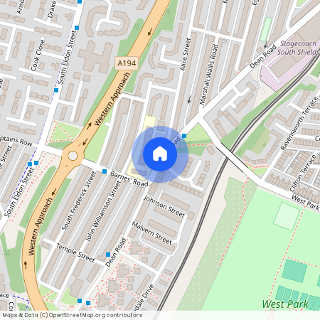 dean road, south shields