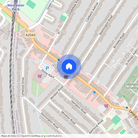 Central Road, Worcester Park, KT4 8HU