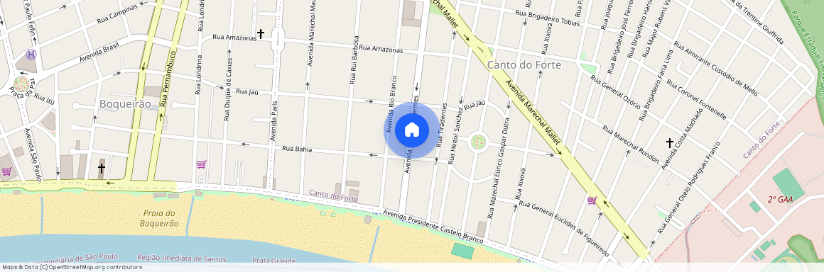 Avenida Marechal Hermes, 260, Praia Grande, Praia Grande - SP, 11700-250, Brazil