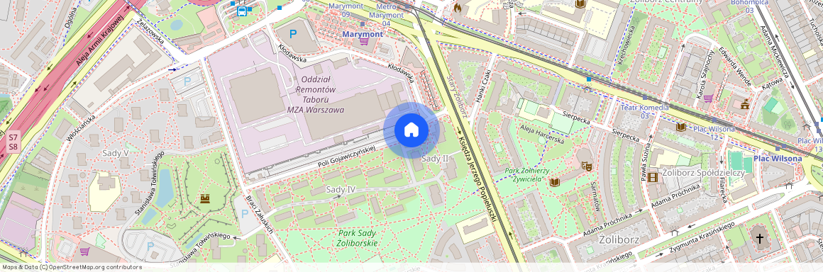 ul. ks. Jerzego Popiełuszki, Sady Żoliborskie, Żoliborz, Warszawa, mazowieckie