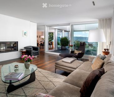 Exklusives Doppeleinfamilienhaus mit Panoramablick auf See, Alpen und Stadt - Foto 1