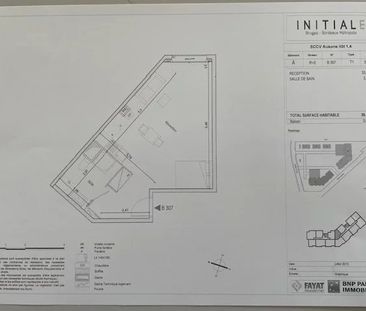 Location Studio 39m² sur Bruges. - Photo 3
