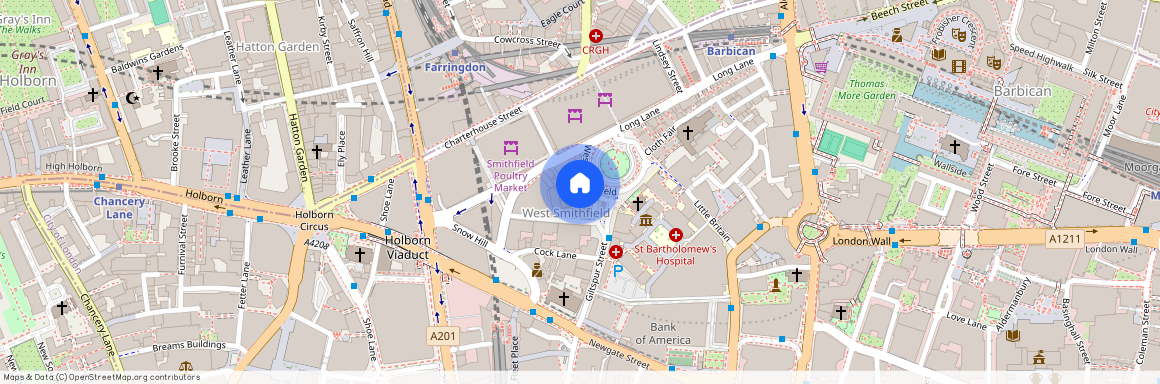 West Smithfield, London, EC1A