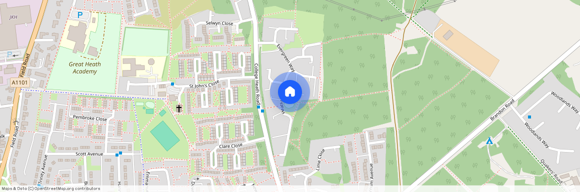 Fir Tree Court, Mildenhall, Bury St. Edmunds, Suffolk, IP28