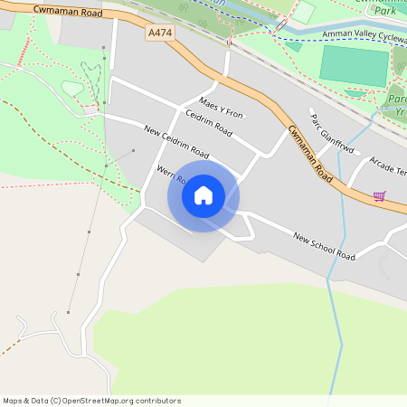 Wern Road, Garnant, Ammanford, Carmarthenshire.