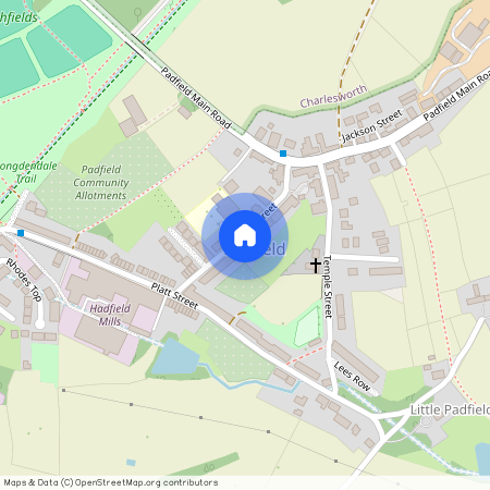 **LOG BURNER!** Regent Street, Padfield, SK13 1EH