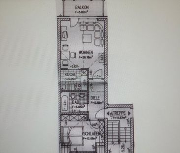 2 Zimmer KDB - Foto 1