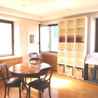 Trastevere: Bright, fully furnished and spacious 1 Bedroom, bath, full Kitchen, use of panoramic communal terrace. Silent, bright apartment with air conditioning, parquet floors. Rif.#2123. - Photo 3
