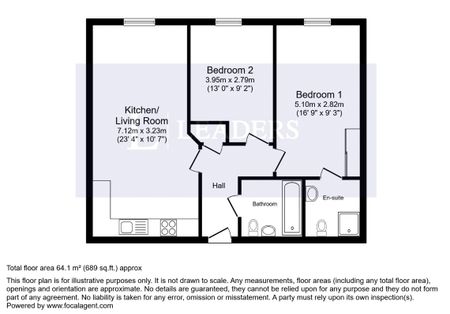2 bedroom apartment to rent Moses Walk, Great Blakenham, Ipswich, Suffolk, IP6 - Photo 5