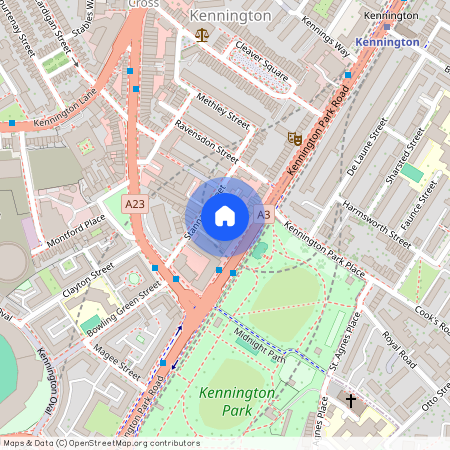 Kennington Park Road, Kennington, SE11