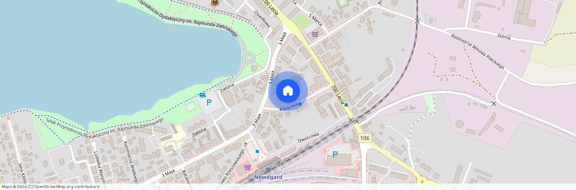ul. Bankowa, Nowogard, Nowogard, goleniowski, zachodniopomorskie