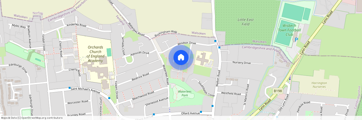 PE13 3HN, Prince Of Wales Close