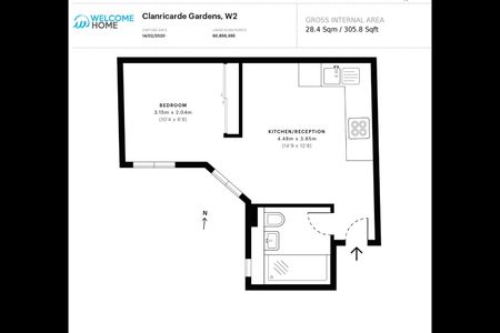 Studio Flat, Clanricarde Gardens, W2 - Photo 3