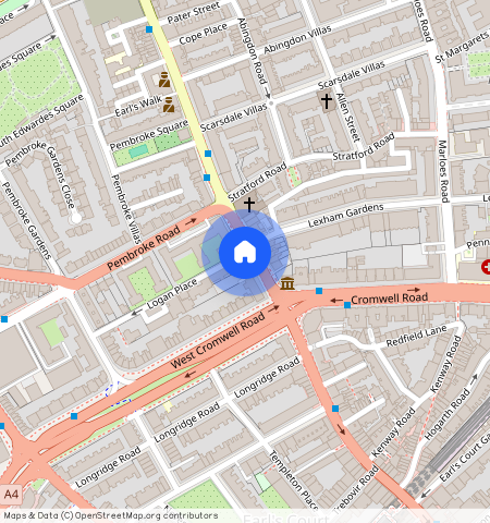 Lee Court, ** Logan Place, London, W8 6QN