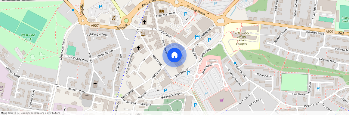 Mill Street, Alloa, Clackmannanshire